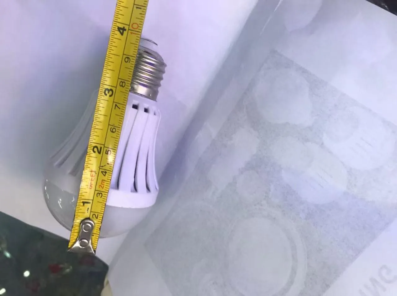 Quality inspection — bulb size check
