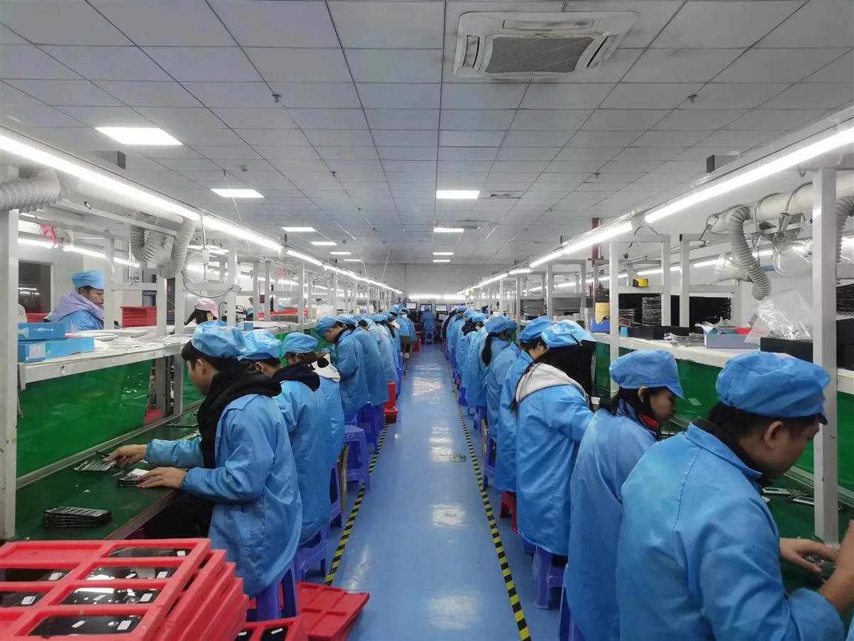 Source electronics from China — real electronics assembly line